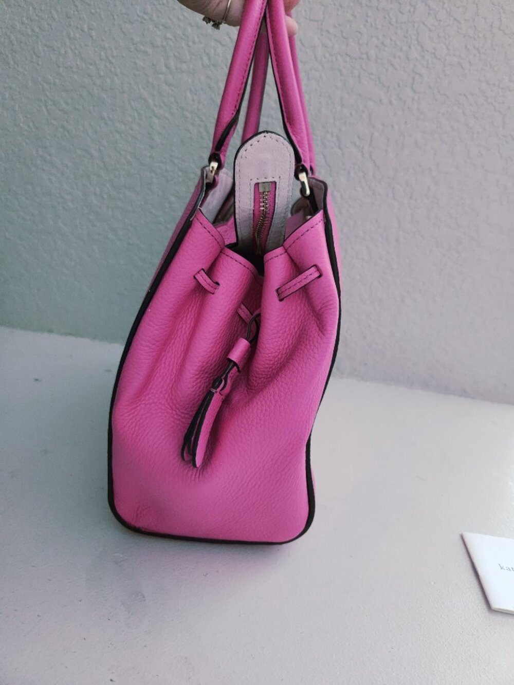 Like New Kate Spade NY Tegan Bright Peony Shoulder Bag Purse - Picture 5 of 16